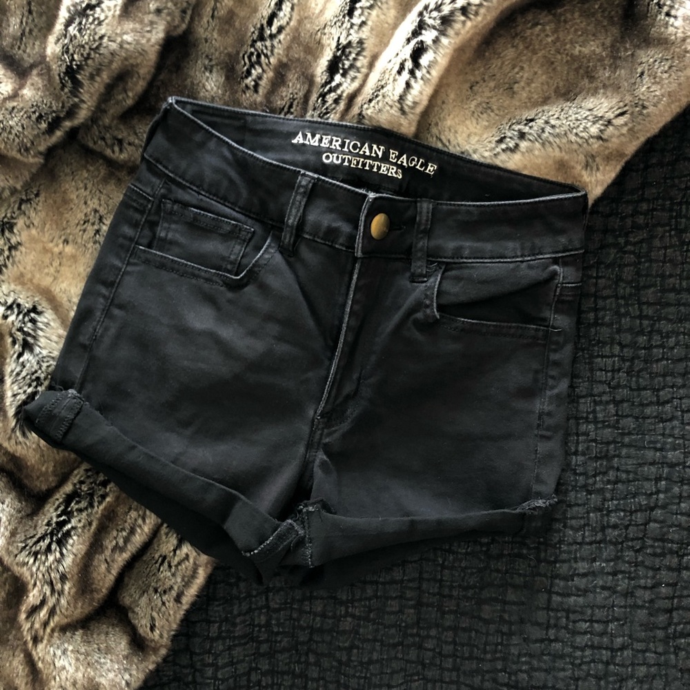Black denim shirts